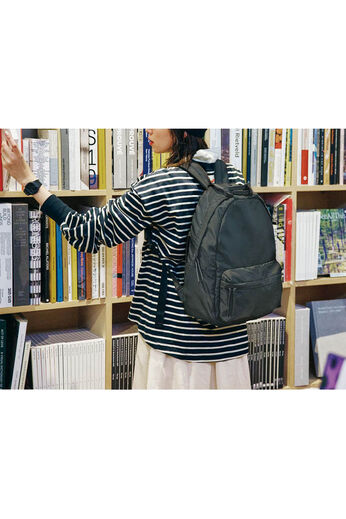 realstock [リアルストック]（Express BOX） | 刺しゅう　コットンボーダーＴ〈ＢＫ〉リブ