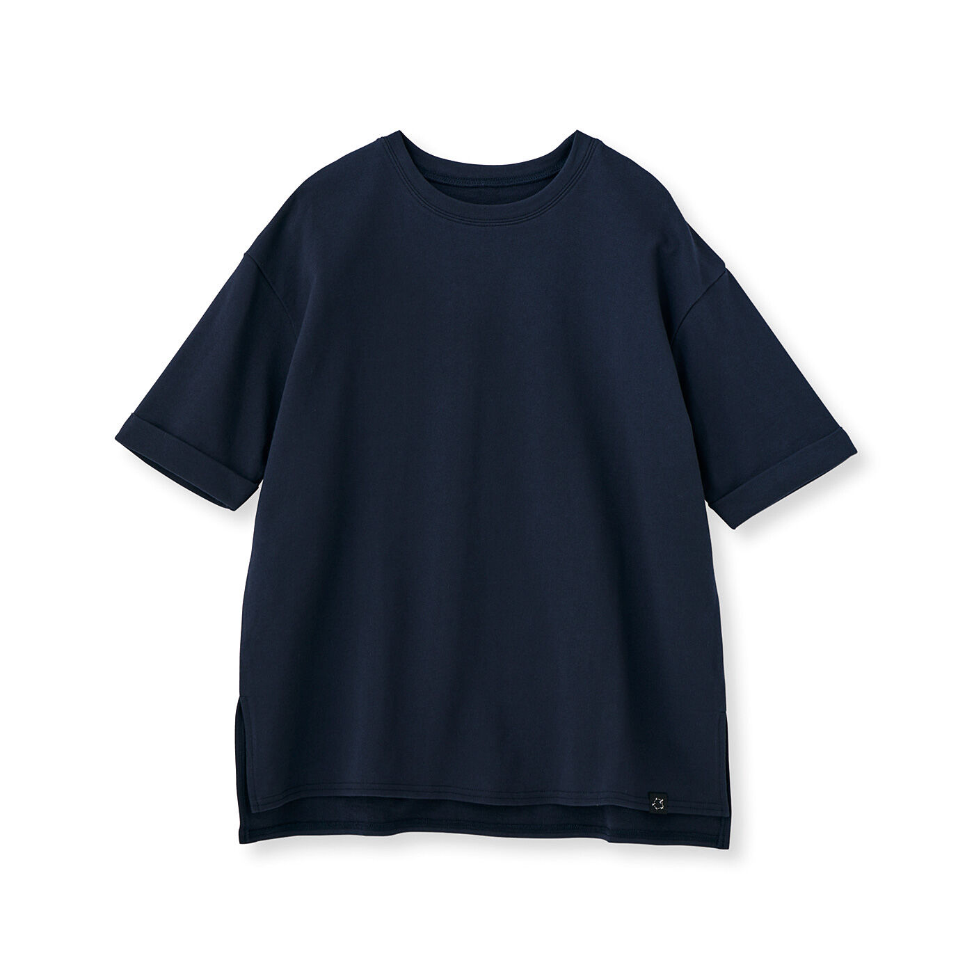 Real Stock|Live love cotton（R）プロジェクト　el:ment　オーガニックコットン100％　日本の伝統色を愉（たの）しむ　きれい見えトップス〈藍鼠（あいねず）〉|〈藍鼠（あいねず）〉