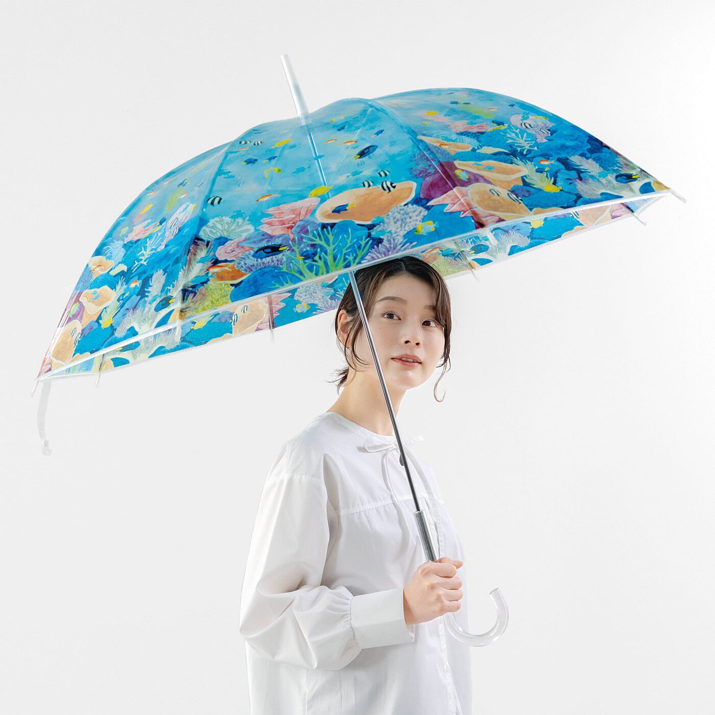 realstock [リアルストック]（Express BOX）|YOU＋MORE!　まるで水族館　ライブコーラル水槽の透明傘