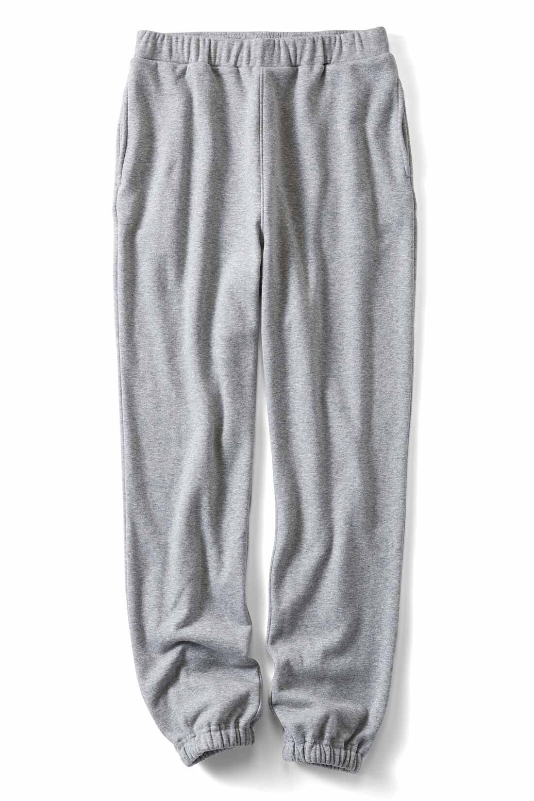 Real Stock|THREE FIFTY STANDARD　裏シャギージョガーパンツ〈杢（もく）グレー〉|杢（もく）グレー