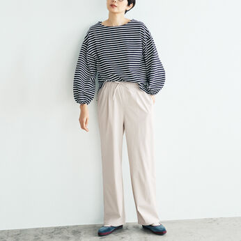 Real Stock | Ｌ＋メッシュでむれにくい撥水オトナきれいめパンツ
