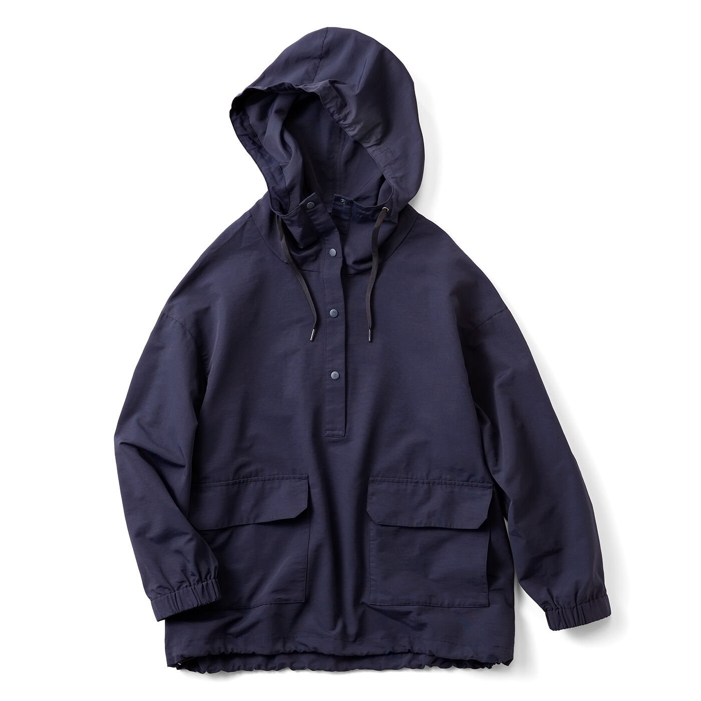 THREE FIFTY STANDARD コットンナイロンのアノラックパーカー