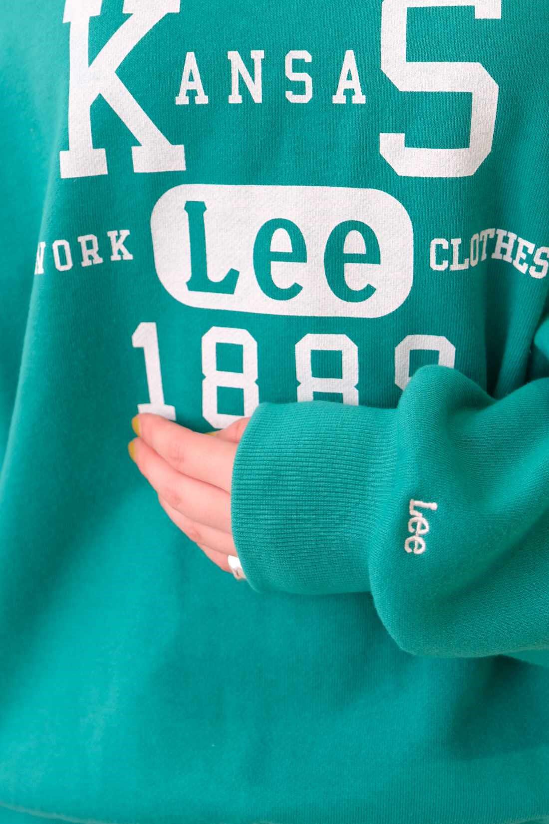 Real Stock|MEDE19F 〈SELECT〉【LEE】COLORFULL SWEAT|〈グリーン〉