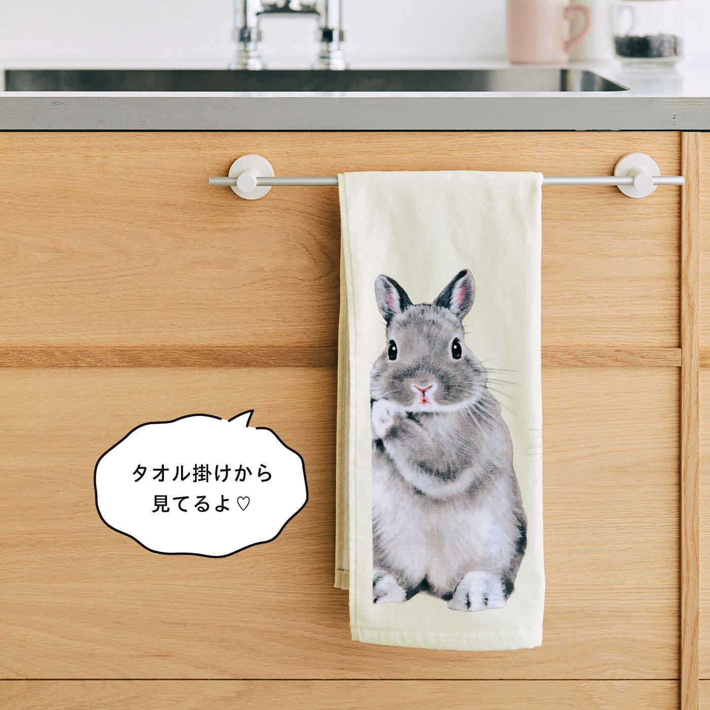 realstock [リアルストック]（Express BOX）|YOU＋MORE!　いっしょに暮らそう 動物たちのふわふわフェイスタオル