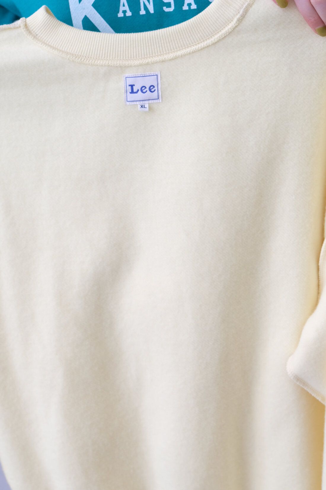 realstock [リアルストック]（Express BOX）|MEDE19F 〈SELECT〉【LEE】COLORFULL SWEAT|〈イエロー〉
