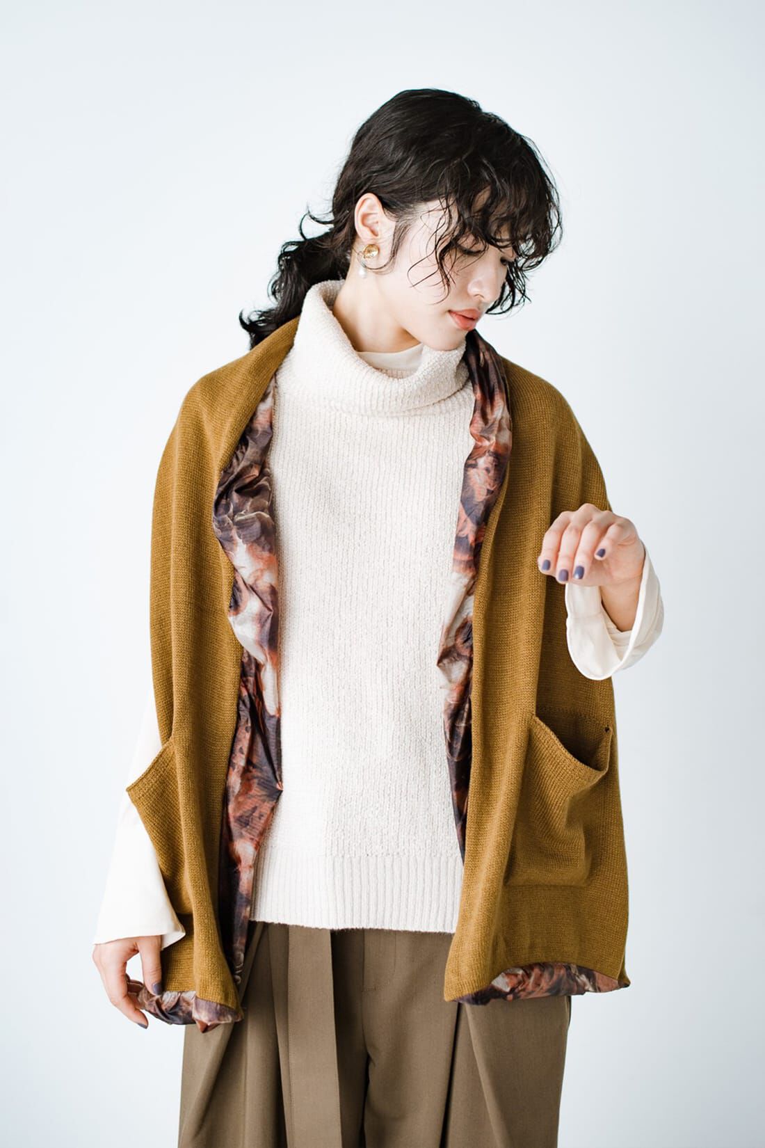 realstock [リアルストック]（Express BOX）|ＳＵＢＬＩＭＥ ＲＩＰ ＴＩＥＤＹＥ ＰＫＴ Ｒ／ＳＴＯＬＥ〈ブラウン〉