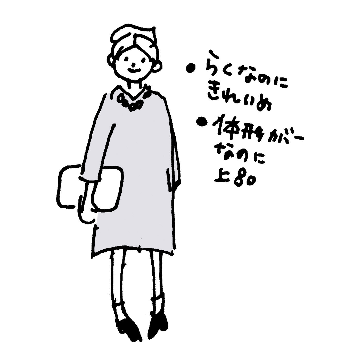 realstock [リアルストック]（Express BOX）|フラウグラット　3シーズン活躍♪ きれい見えジャカード編み柄のしなやかチュニックワンピース〈パールグレー〉