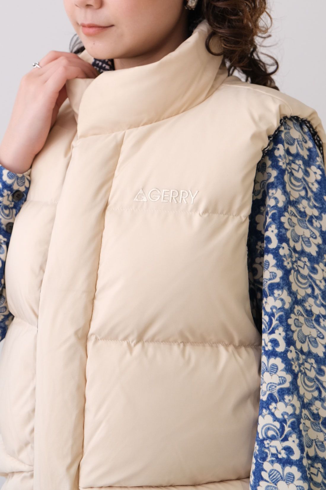 realstock [リアルストック]（Express BOX）|MEDE19F 〈SELECT〉　【GERRY】 REVERSIBLE VEST|2 beige×glen check
