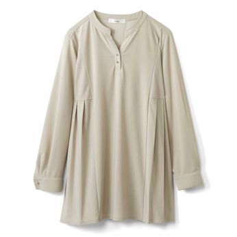 Real Stock | バックプリーツトップス〈グレージュ〉ＩＥ