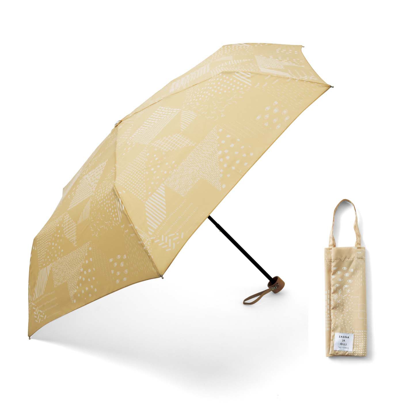 Real Stock|ＳＡＡＮＡ ＪＡ ＯＬＬＩ サーナ ヤ オッリ　トートバッグ付き折りたたみ傘