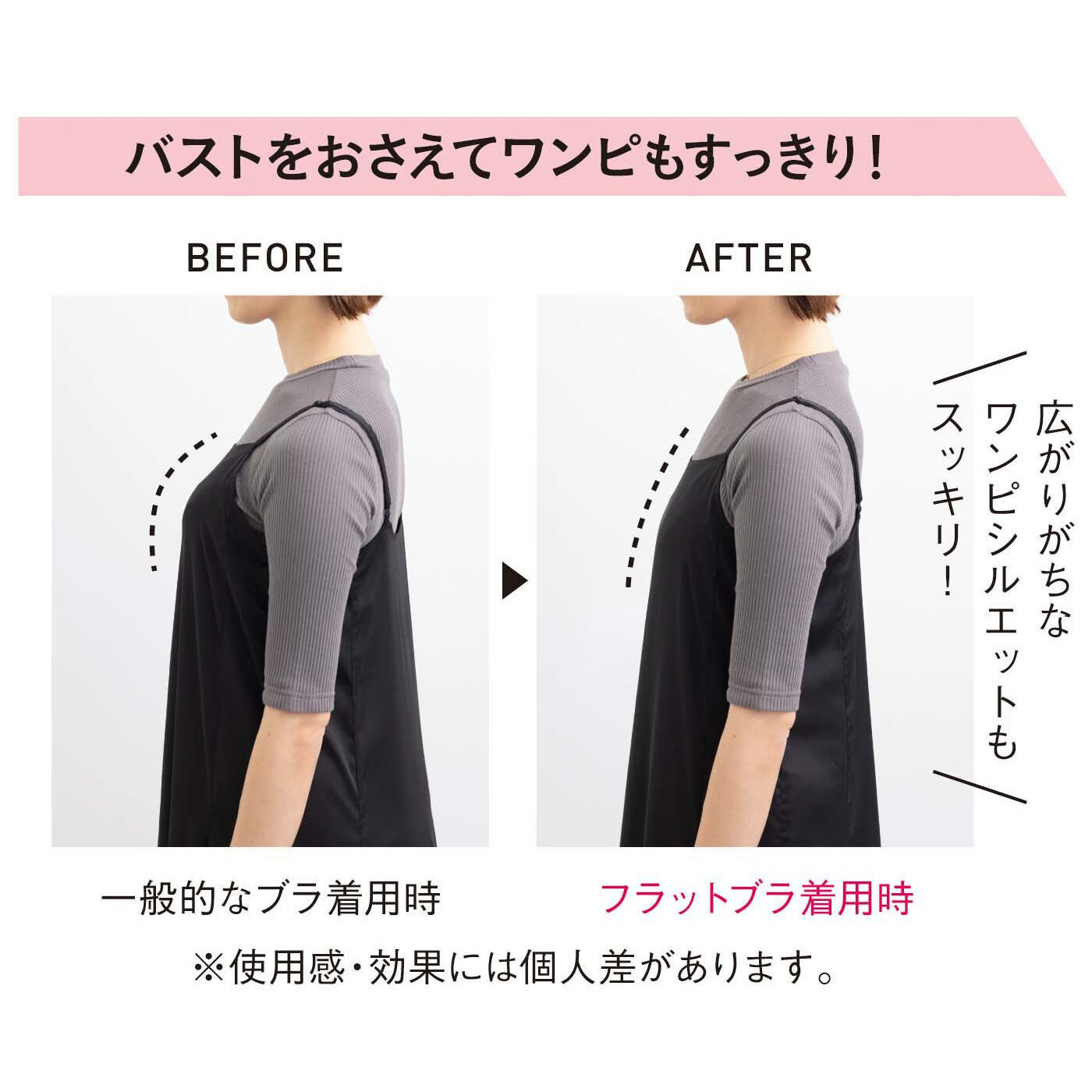 realstock [リアルストック]（Express BOX）|ボリュームおさえて フラットブラ〈3L～6L/コットンレース〉〈ライトベージュ〉