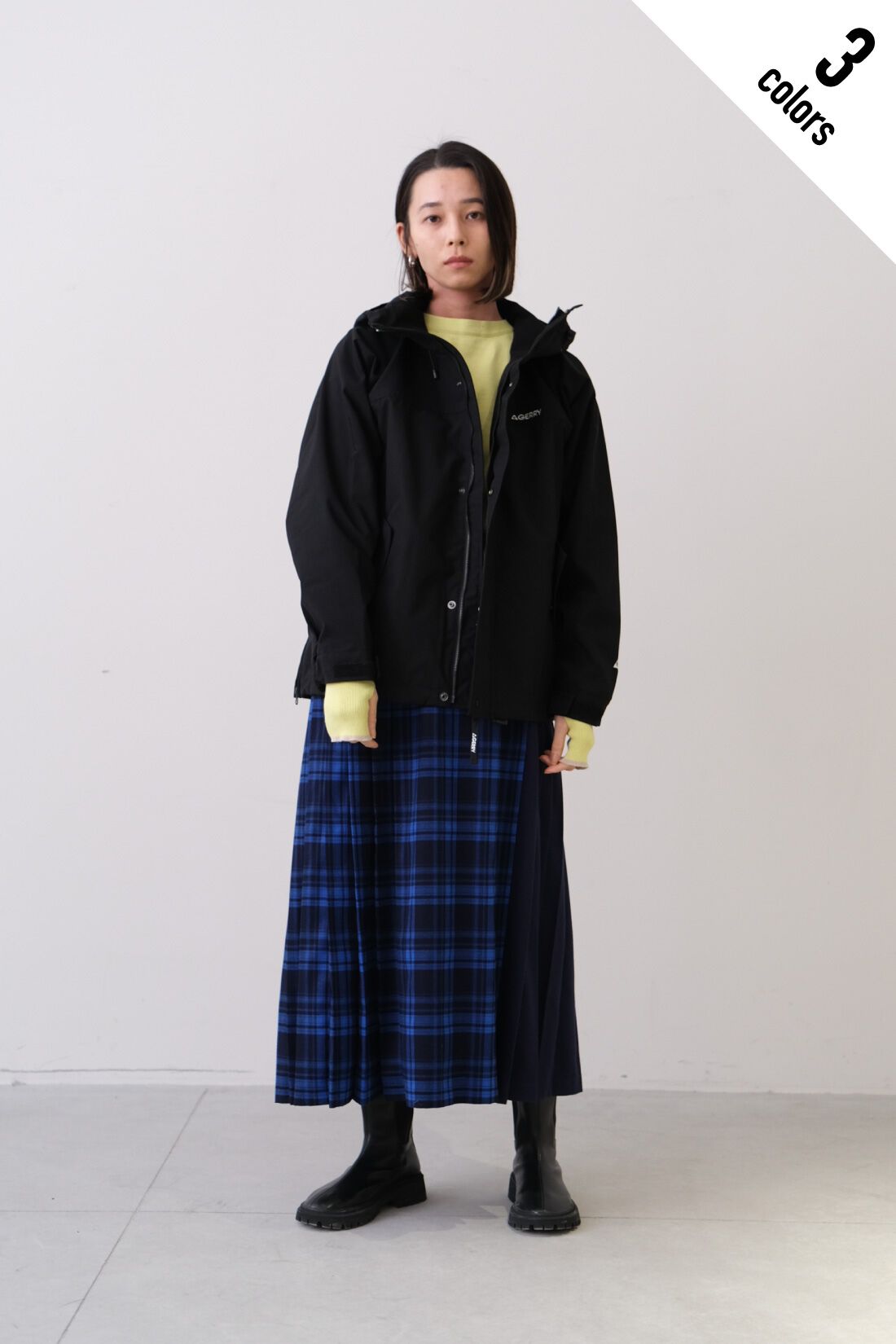 Real Stock|MEDE19F 〈SELECT〉　【GERRY】 4-WAY SHORT MOUNTAIN JACKET|3 black モデル身長:168cm