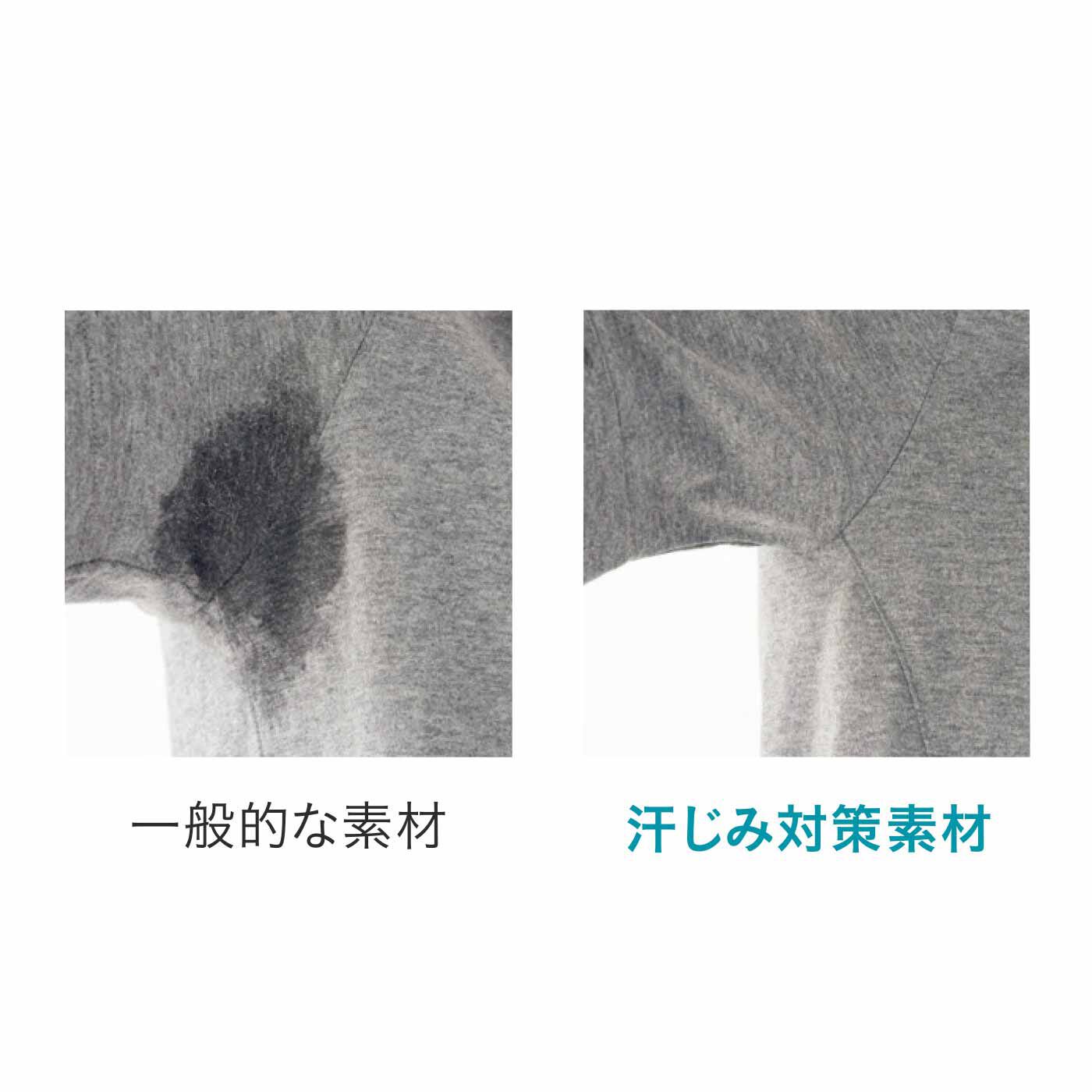realstock [リアルストック]（Express BOX）|フラウグラット すっぽりらくちん心地いい♪ 大人Tシャツロングワンピース〈汗じみ対策〉〈ラベンダーグレー〉|さらり気持ちいいカットソー素材に、汗じみ軽減加工をほどこしているのでいつも快適。　※お届けするカラーとは異なります