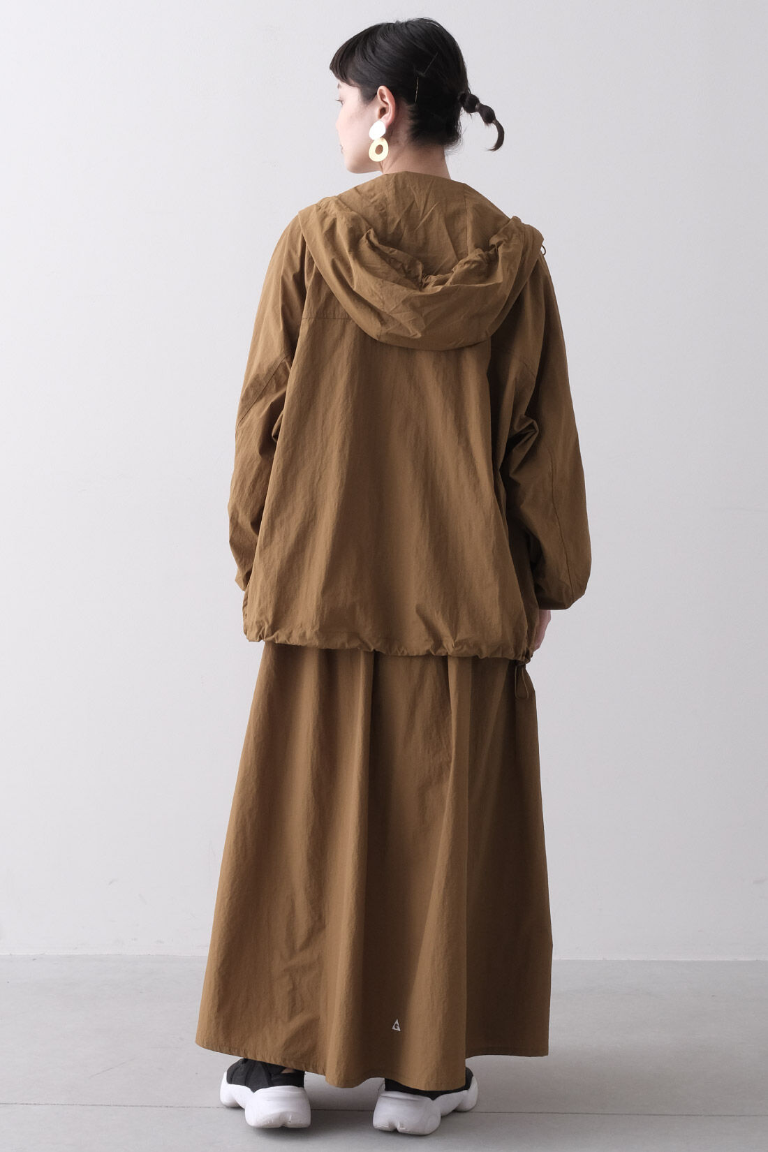 realstock [リアルストック]（Express BOX）|MEDE19F 〈SELECT〉 GERRY PACKABLE JACKET|2：キャメル　モデル身長：157cm