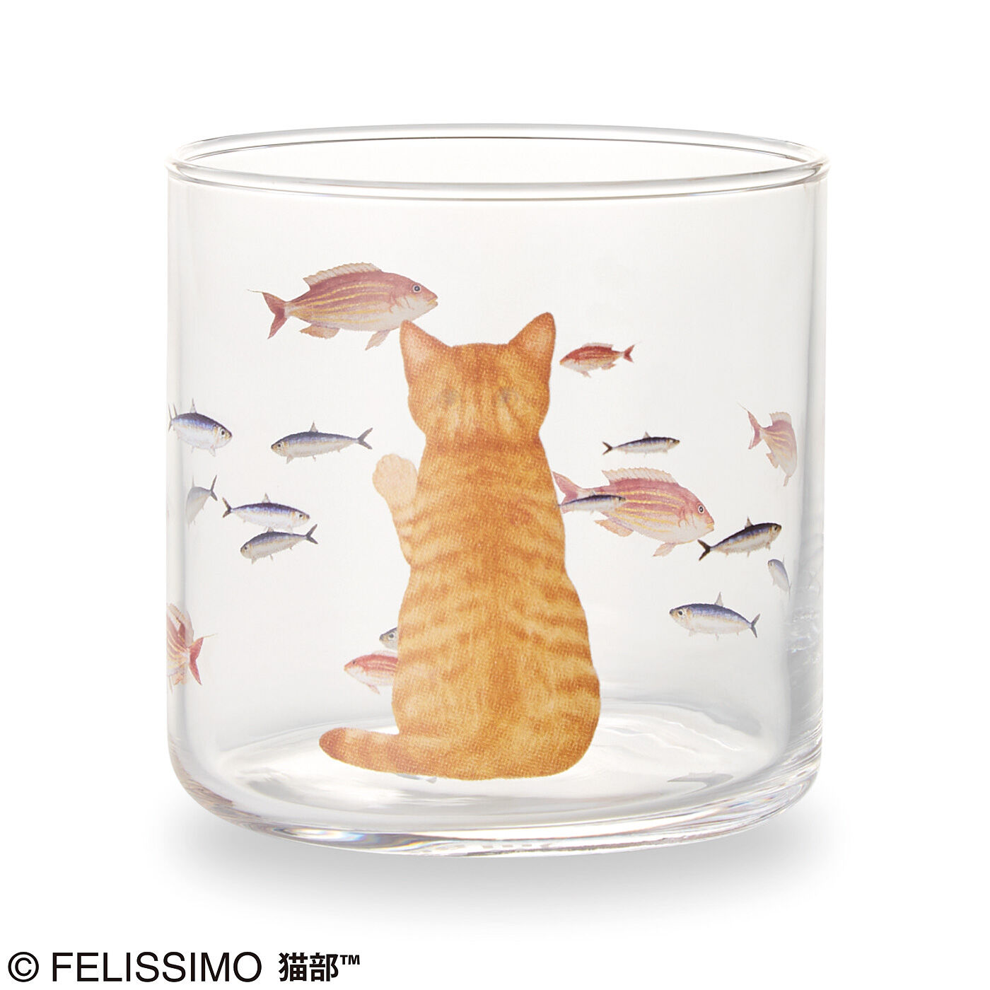 クジラに乗った猫‘ｓグラス(ブルー)        