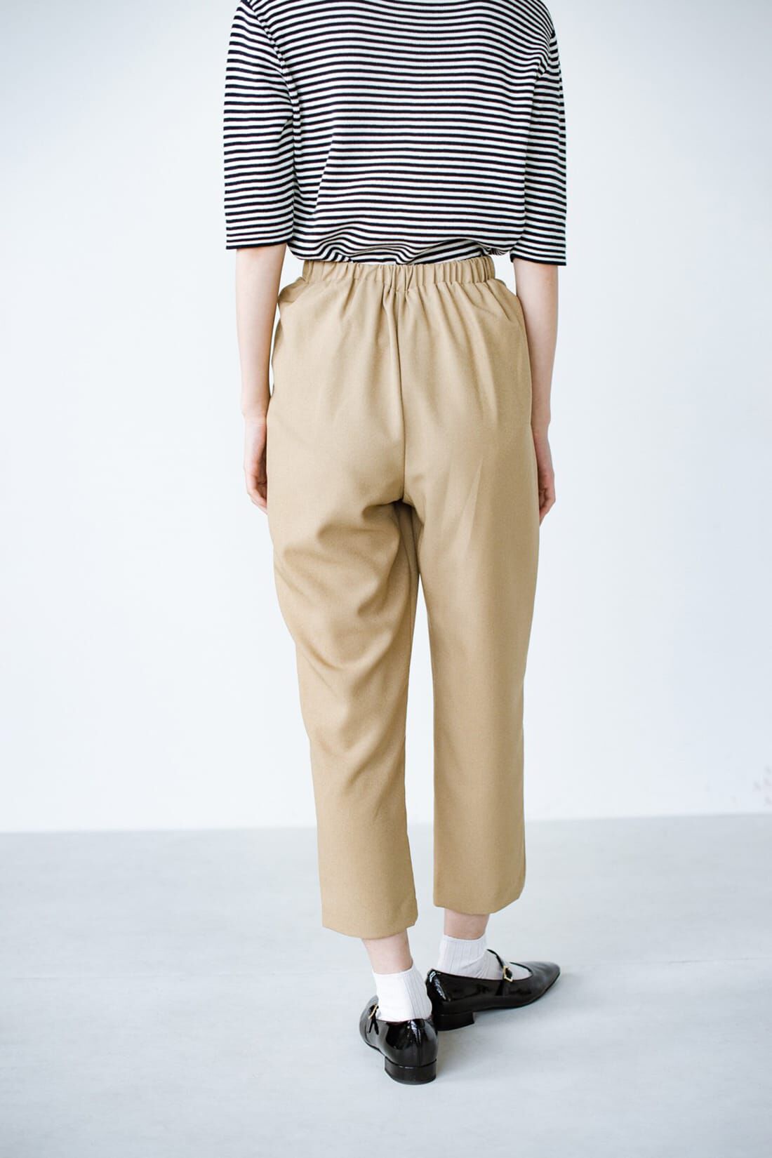 Real Stock|ＡＮＮＡ ＬＵＮＡ ＬＡＮＡＴＥＣオックステーパードパンツ〈イエロー〉