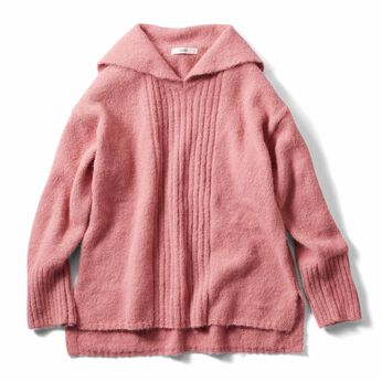 Real Stock | フロント編地セーラーニット〈ピンク〉ＩＥ