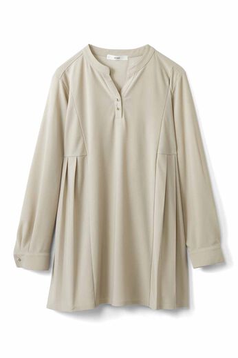 Real Stock | バックプリーツトップス〈グレージュ〉ＩＥ