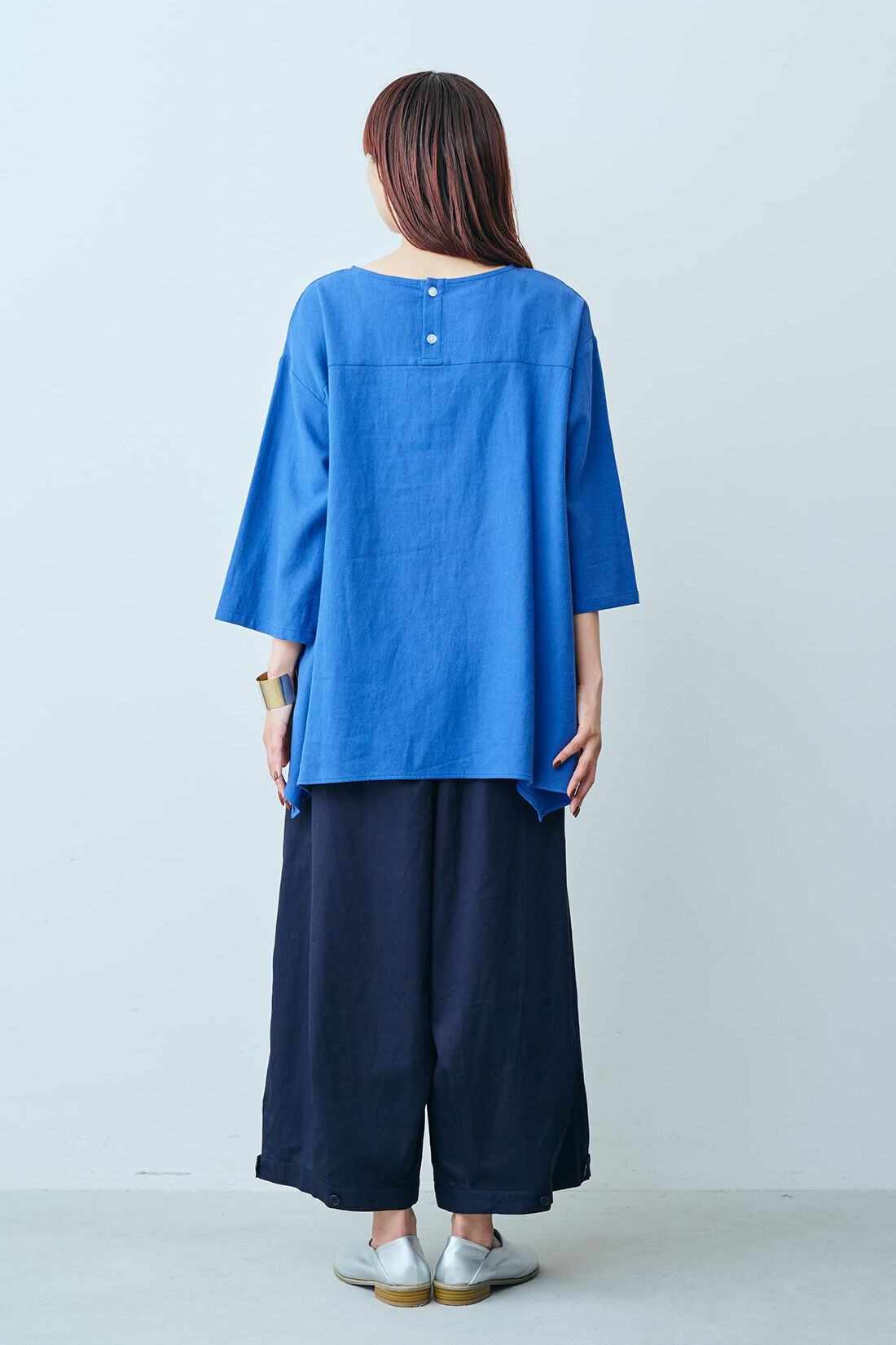 realstock [リアルストック]（Express BOX）|リブ イン コンフォート　Ｌｉｖｅ　Ｌｏｖｅ　ＣｏｔｔｏｎⓇプロジェクト　シルエットチェンジでコーデ自在な　ぷっかりコットンパンツ〈ネイビー〉