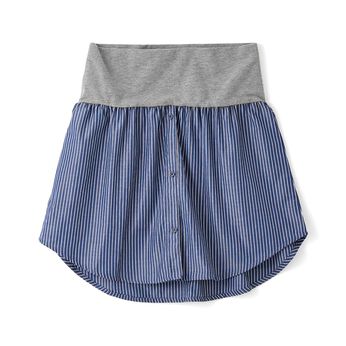 Real Stock | こそっと体形冷えをカバーシャツ重ね着風付けすそ