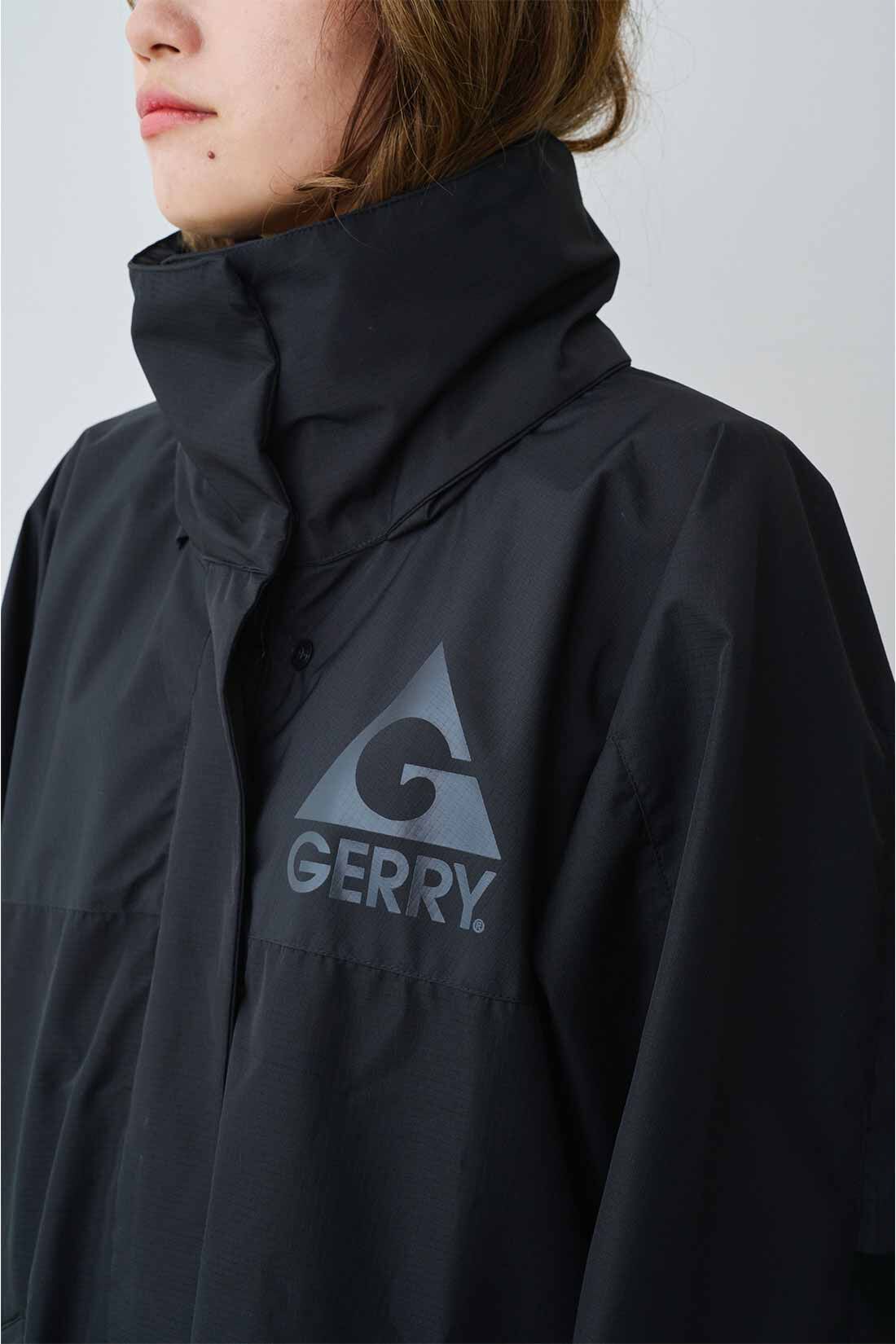 Real Stock|GERRY（R） for MEDE19F　2レイヤー素材のミリタリーコート〈ブラック〉