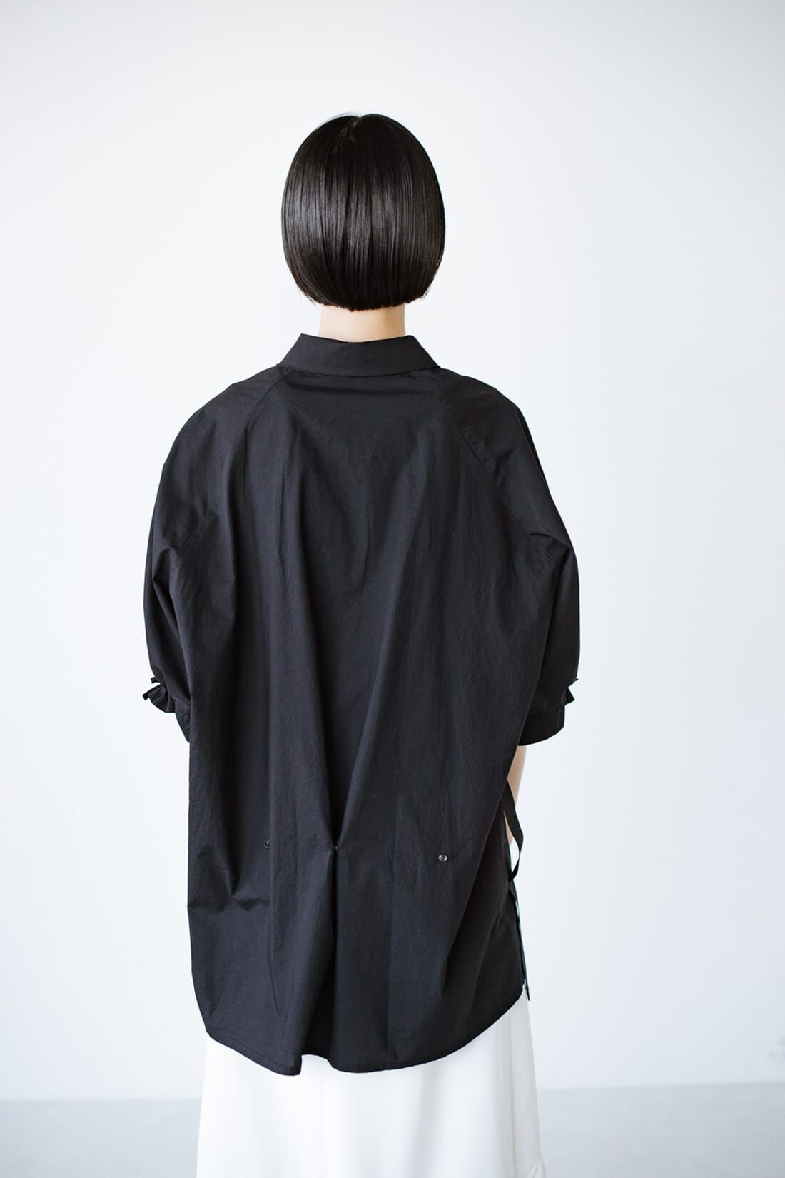 realstock [リアルストック]（Express BOX）|ｈａｃｏ！ はじまりのシャツ ｂｙ ｐｉｐｉｒｉｐａｐｉｒｉ〈ブラック〉