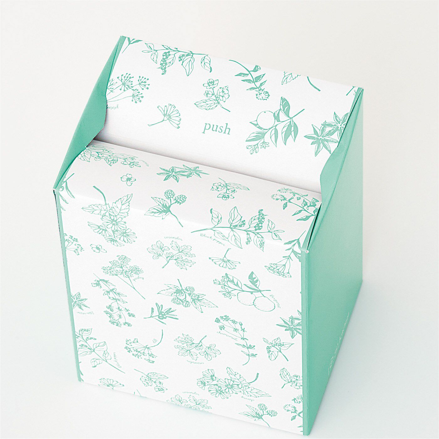 realstock [リアルストック]（Express BOX）|エスキューブキッチンズ　生ごみを凍らせてにおいを閉じ込める　冷凍庫ゴミ箱|生ごみを入れて手を離すと閉まります。
