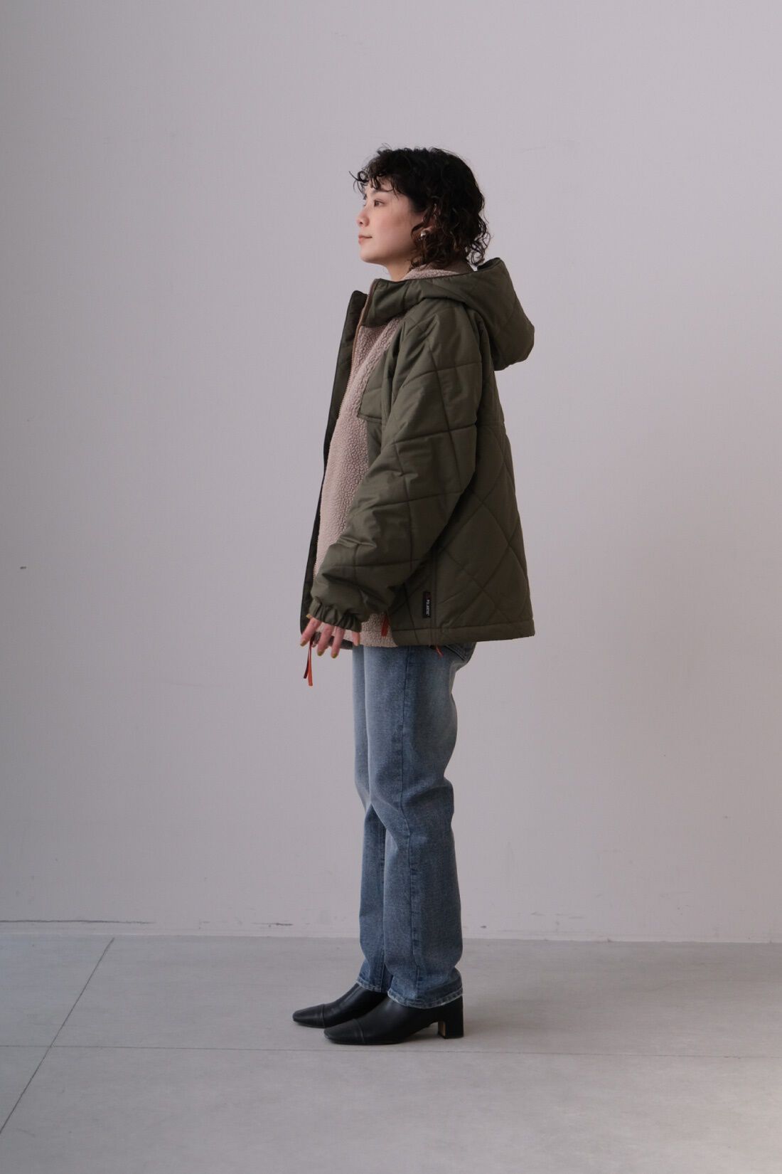 Real Stock|MEDE19F 〈SELECT〉　【GERRY】 VINTAGE FULL ZIP QUILTING BOA JACKET