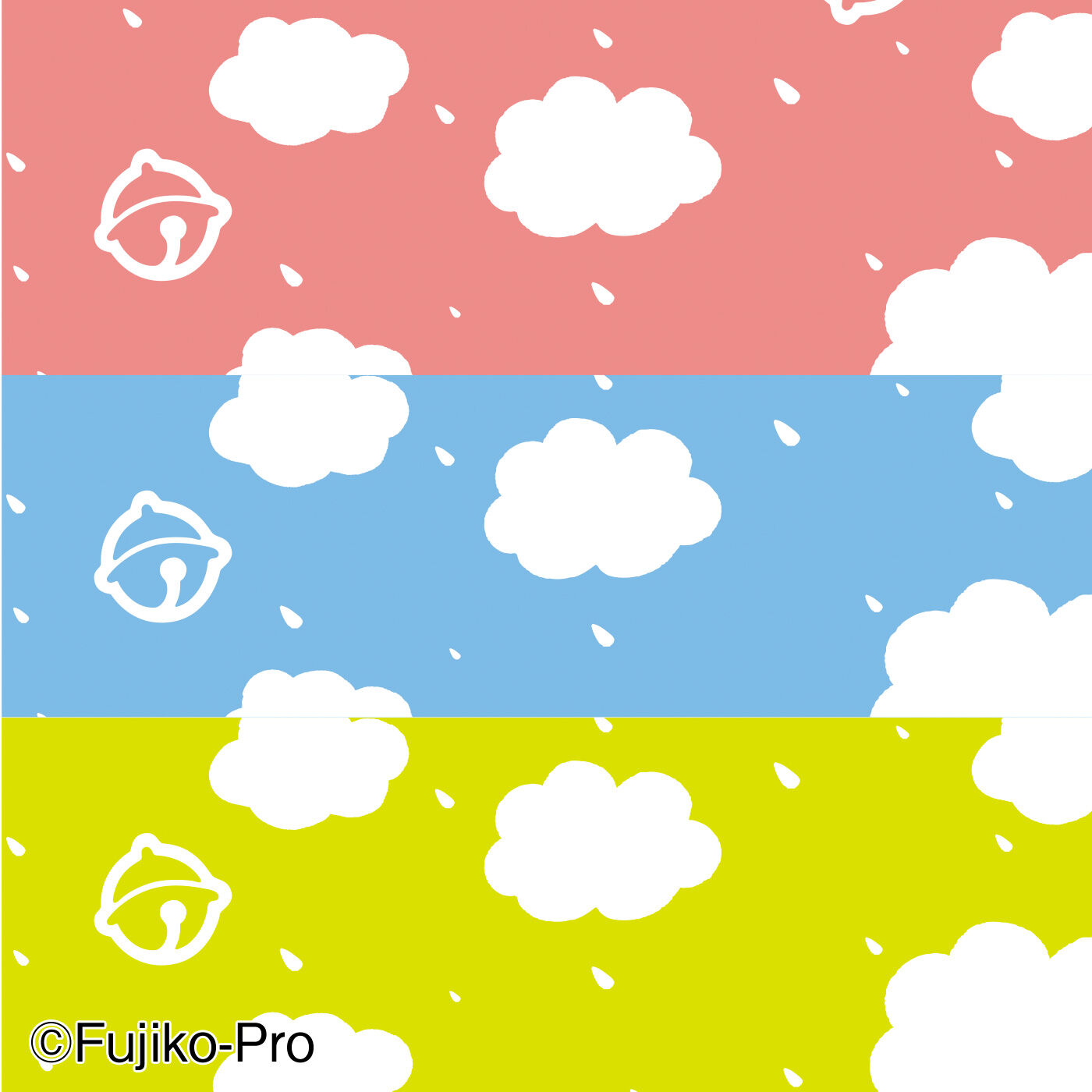 Real Stock|ドラえもん 雨のしずくをサッとふき取る 傘に通すマイクロファイバーシュシュ
