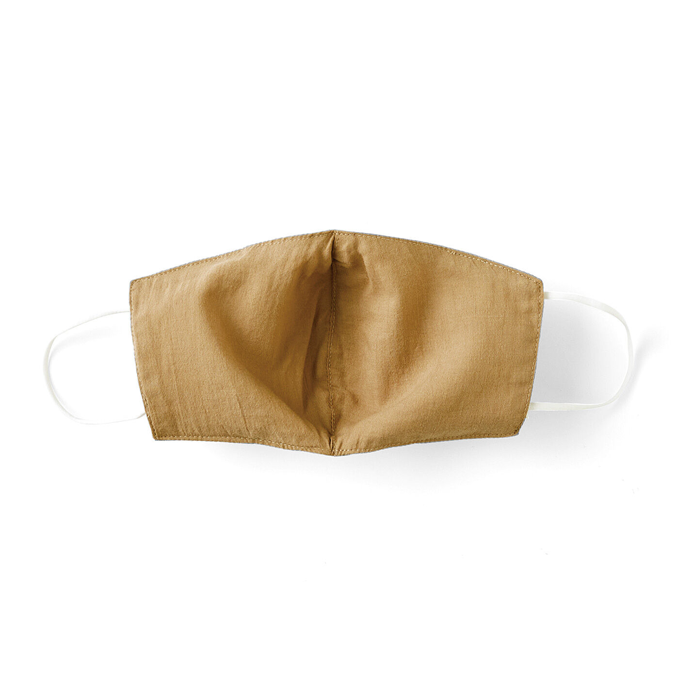 Real Stock|ラミプリュス　不織布マスクにセットで肌ごこちアップ　肌側コットン100％マスクカバー〈チェック・小さめ〉|肌側　不織布マスクの両サイドを挟み、横からマスクのゴムを引き出し装着します。