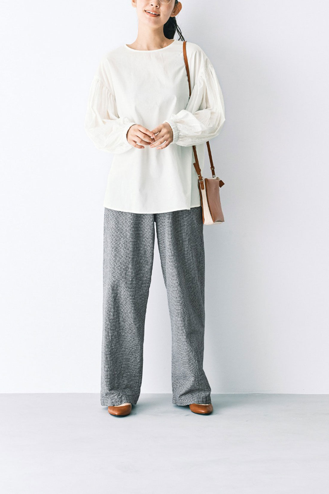 Real Stock|ａｎｄ　ｍｙｅｒａ　ボリューム袖のトップス