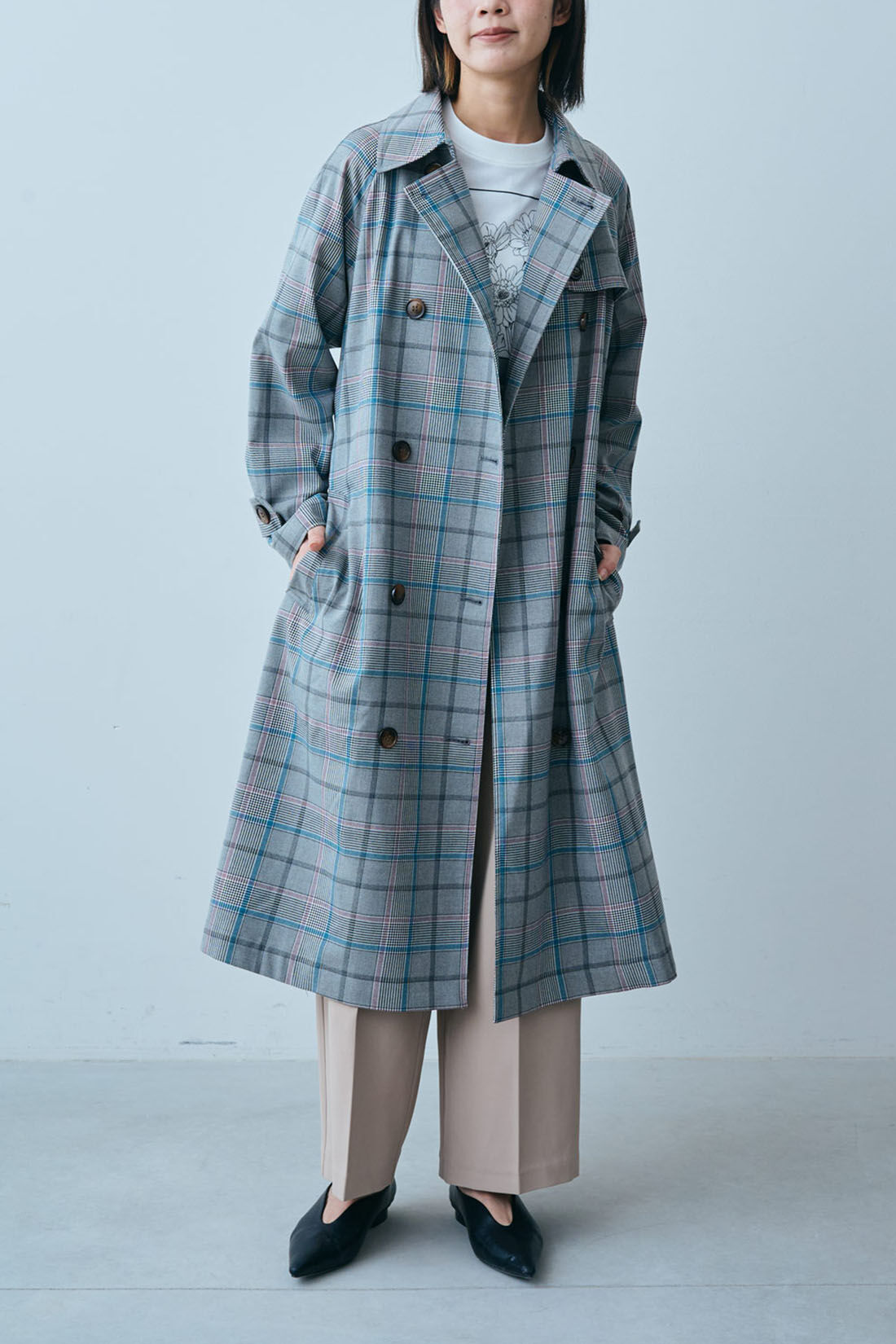 高品質の人気 Peter 大人の チェック柄が映える MacArthur×IEDIT[イディット] ジャケット・アウター