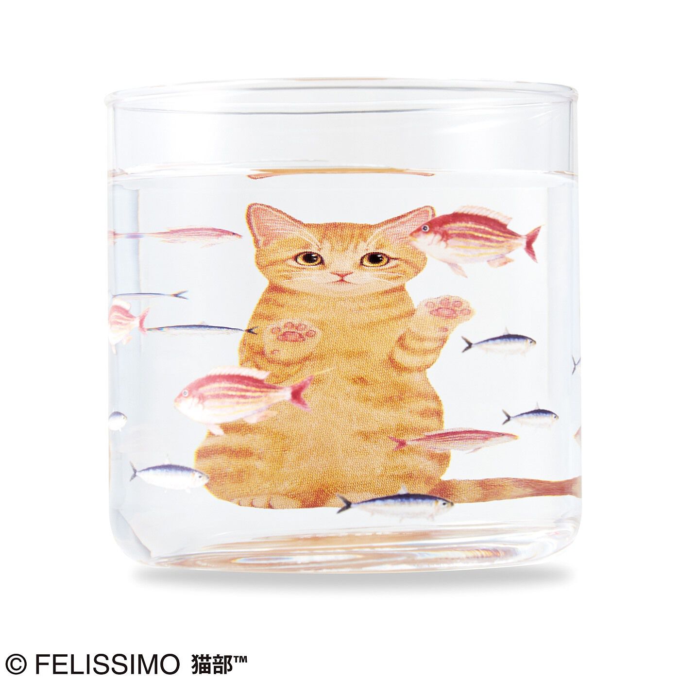 realstock [リアルストック]（Express BOX）|おいしそうだニャ～　猫さん夢の水族館グラス