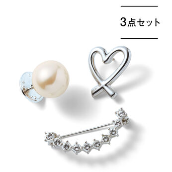 realstock [リアルストック]（Express BOX） | 福田麻琴さんブローチセット〈シルバー〉ＩＥ