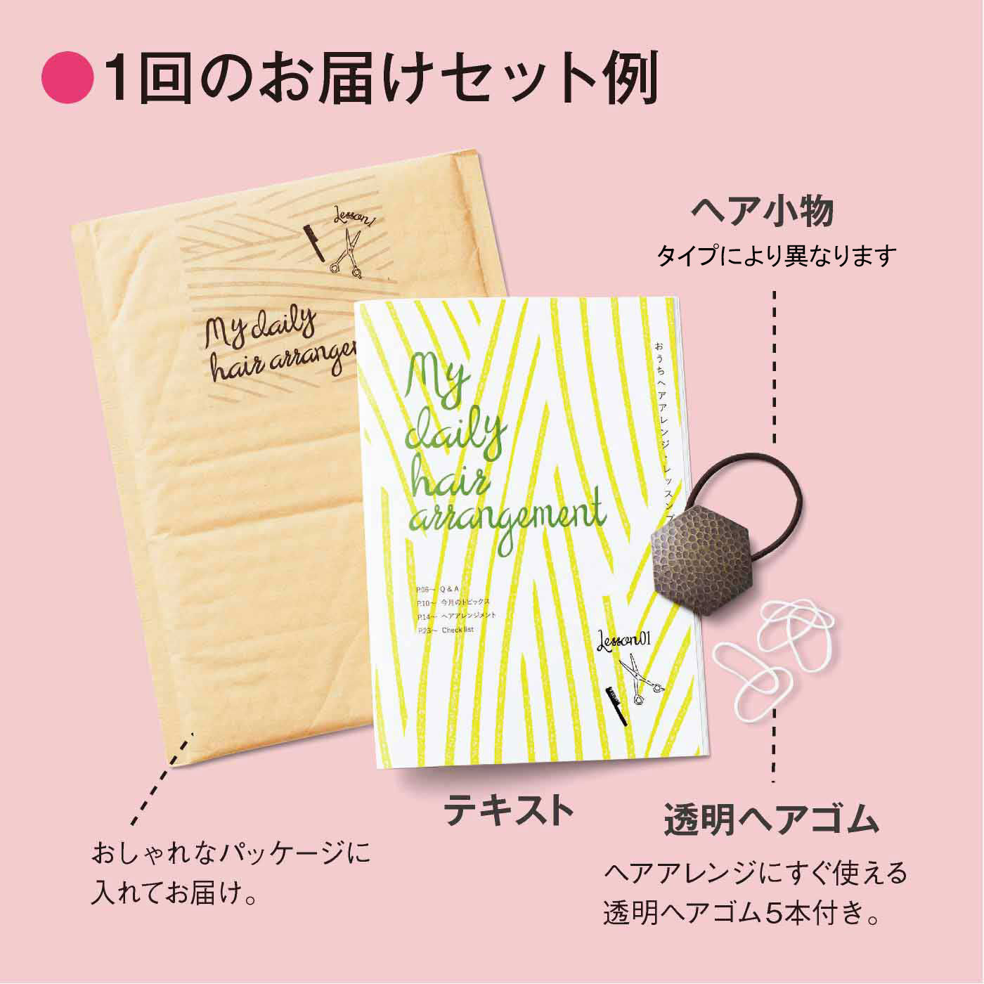 realstock [リアルストック]（Express BOX）|美容師さん直伝！ おうちで楽しむ ヘアアレンジレッスンプログラム|ヘア小物もすべて、ヘアスタイリスト監修だから大人おしゃれで実用的！ヘアアクセを使ったアレンジもテキストでばっちり紹介しています。