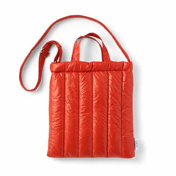 realstock [リアルストック]（Express BOX） | 軽やかに手ぶらでお出かけ！ ふかふかキルティングショルダーバッグ〈バーントオレンジ〉