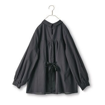 Real Stock | ａｎｄ　ｍｙｅｒａリボンチュニック〈黒〉
