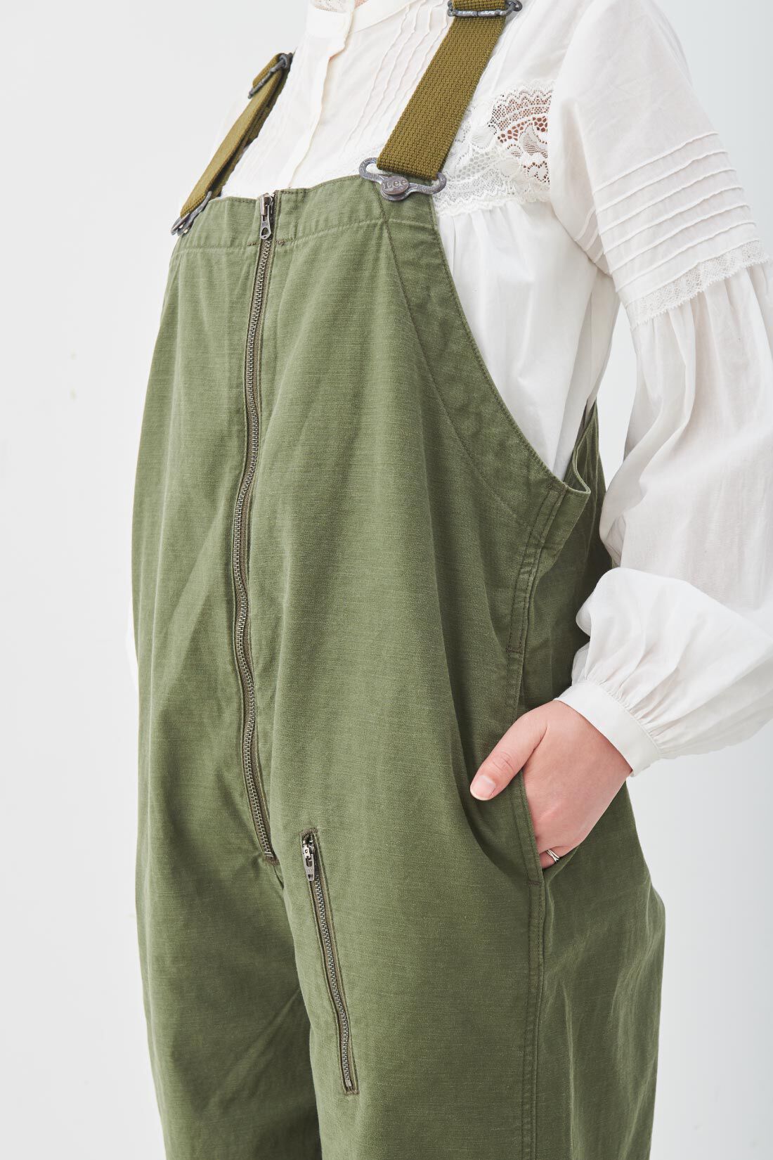 Real Stock|MEDE19F 〈SELECT〉 Lee WORK MILITARY ARMY OVERALL