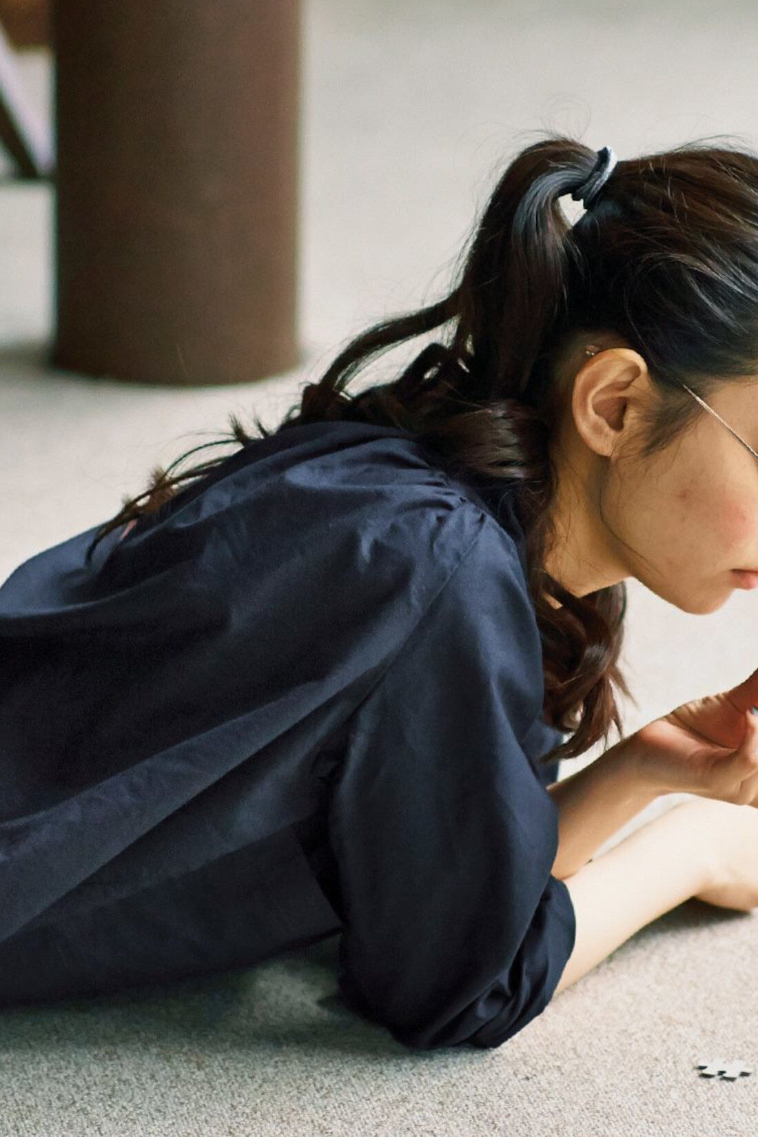 Real Stock|and myera Vネックブラウス