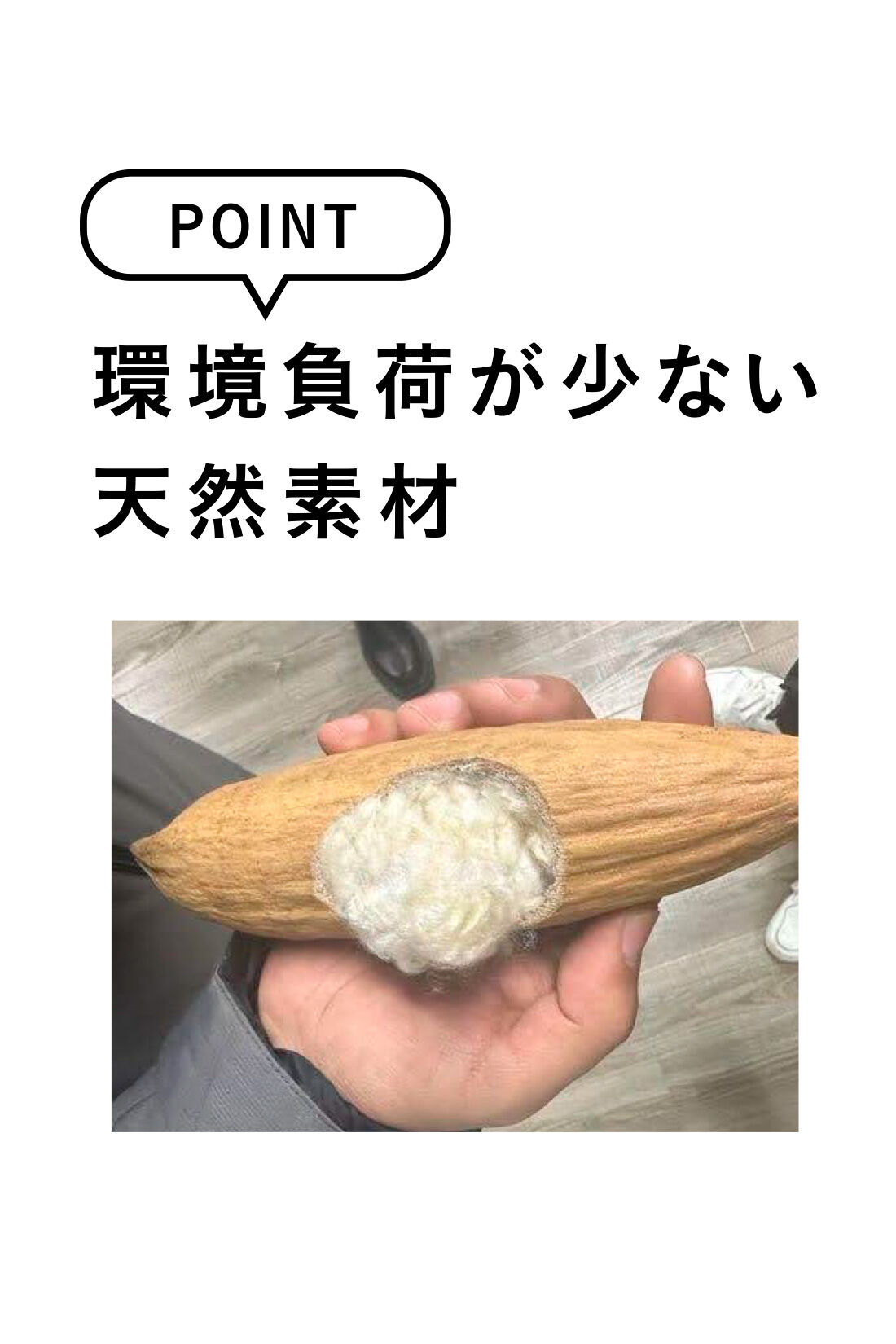 Real Stock|リブ イン コンフォート　ラフにはけてすっきり見えする　カポック混素材のカポッとパンツ〈ターコイズ〉|木の実から取れる綿毛を利用するから、樹木を伐採する必要がありません。また、病虫害にも強く、無農薬・無化学肥料で栽培できることから環境負荷が少ない素材として知られています。