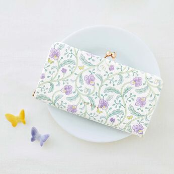realstock [リアルストック]（Express BOX） | ａｍ＆ｂｅ紫色のがま口長財布