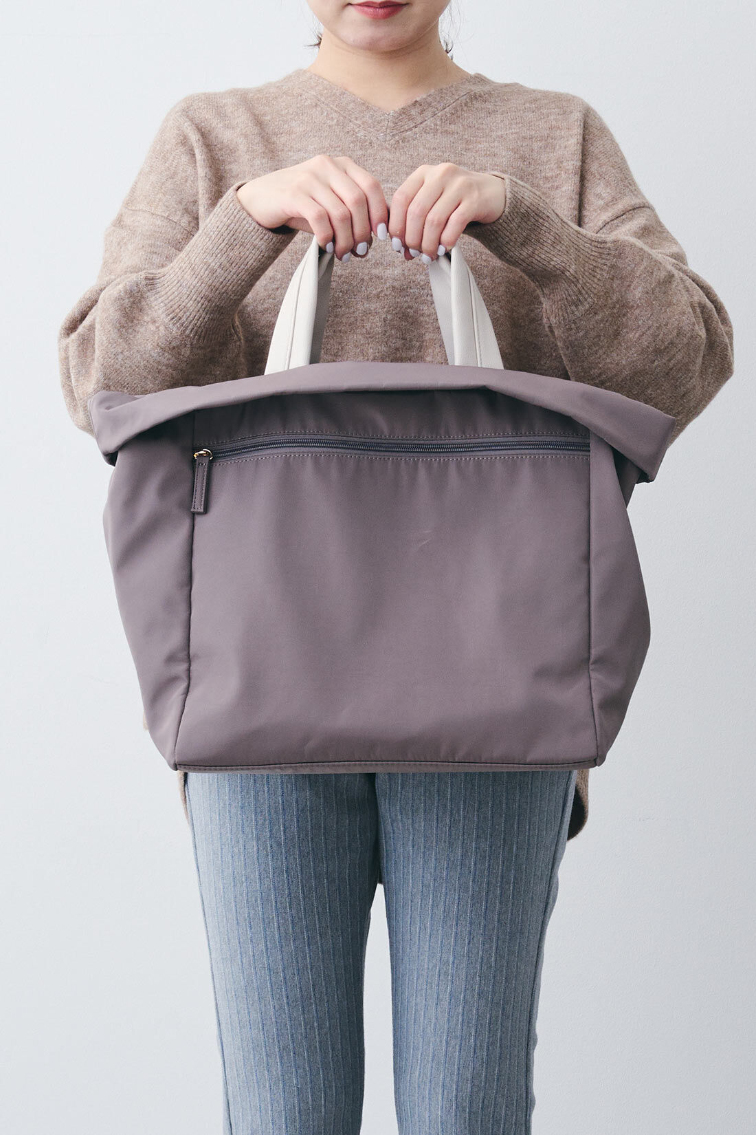 realstock [リアルストック]（Express BOX）|IEDIT[イディット] SELECT　ショルダーポーチ付き2-WAYナイロンバッグ