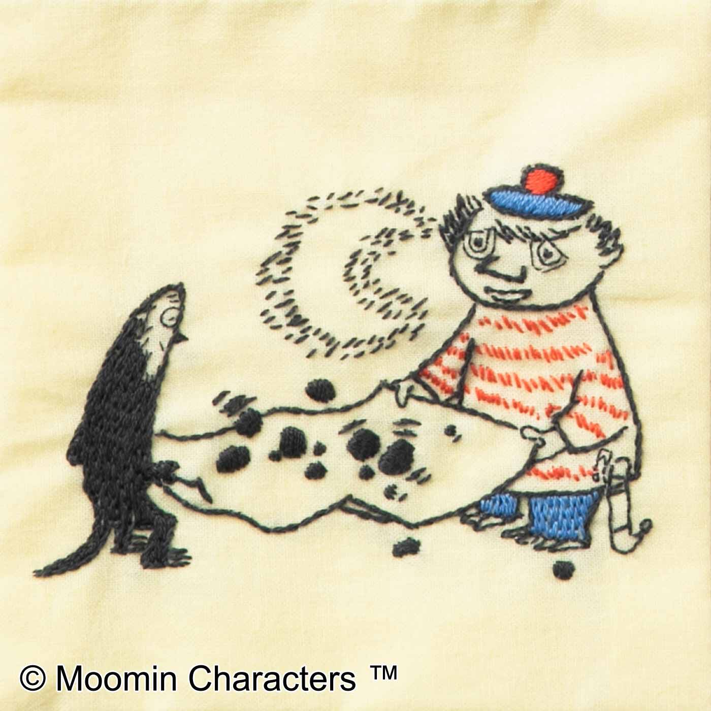 Real Stock|ムーミン×クチュリエ　刺しゅうで描くムーミン谷の仲間たち|タイプ15：トゥーティッキとお友だち