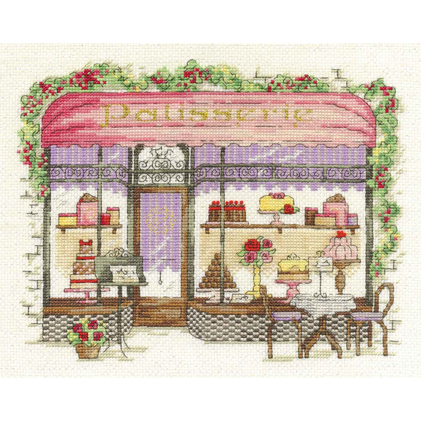 Real Stock|ＤＭＣ パリのお店屋さんクロスステッチキット|2. Patisserie