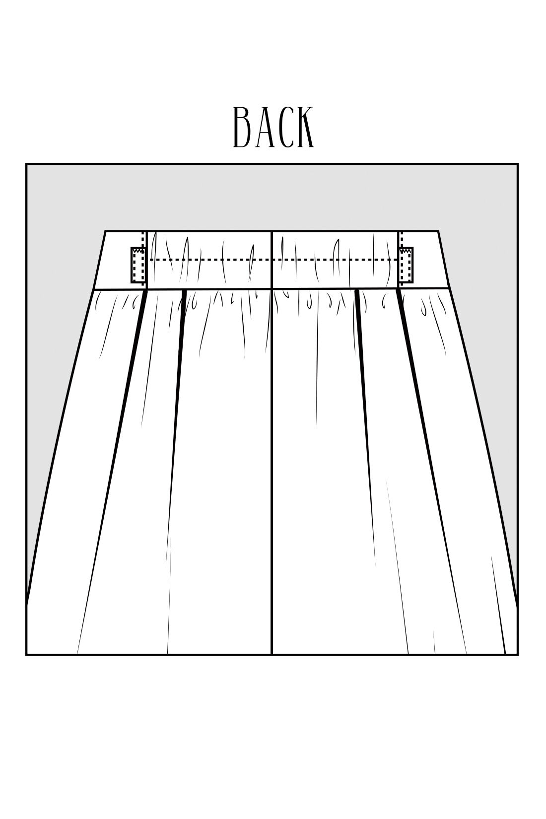Real Stock|IEDIT[イディット]　ルノワールの色彩をまとう アートペイント柄のマルチカラーボリュームロングスカート|ウエストは後ろファスナー＋一部ゴム仕様でらくちん。ベルト用のループ付き。