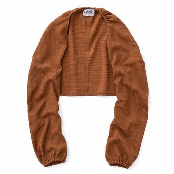 Real Stock | Ｌ＋シャーリング素材のＵＶボレロ