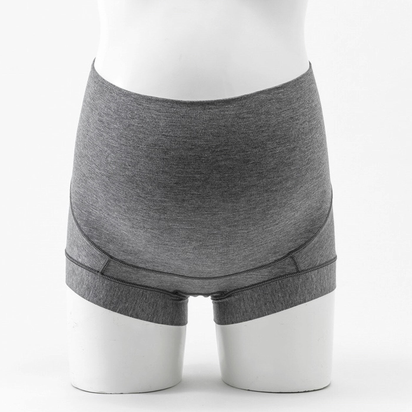 Real Stock|【3～10日でお届け】［Mama select］マタニティから産後も使える　超立体設計とのびやか素材でやさしくフィット　マタニティショーツ〈モカ〉|腹囲最大110cmまで　※お届けするカラーとは異なります。