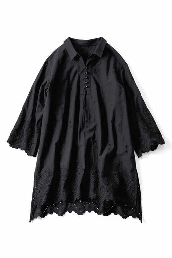 realstock [リアルストック]（Express BOX） | スカラップレースチュニック〈ＢＫ〉リブイン