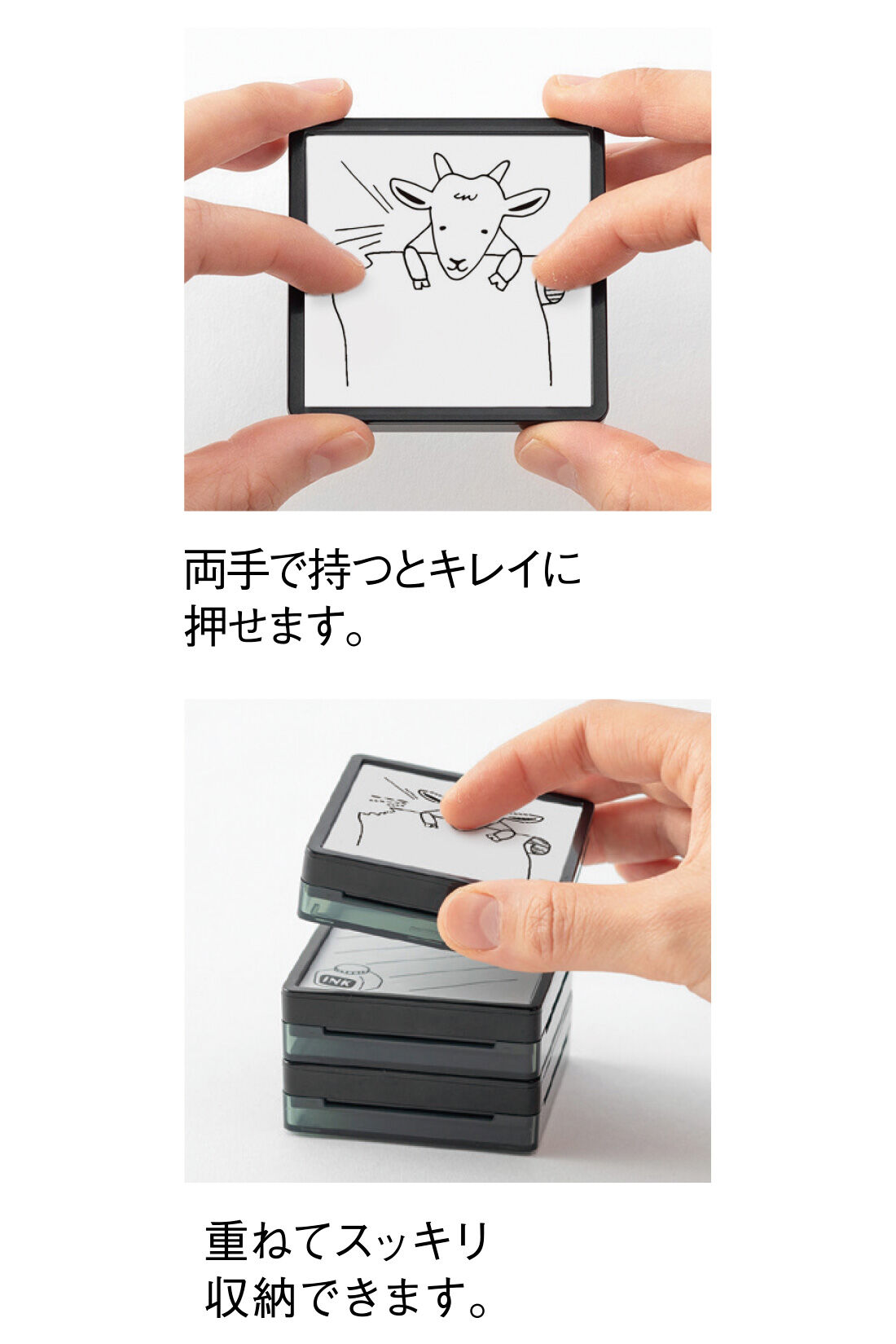 realstock [リアルストック]（Express BOX）|記録や伝言にポンと押すだけ　手描き風書き込みスタンプ