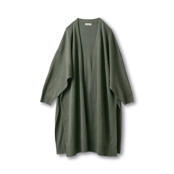 Real Stock | ａｎｄ　ｍｙｅｒａニットカーディガン〈カーキ〉